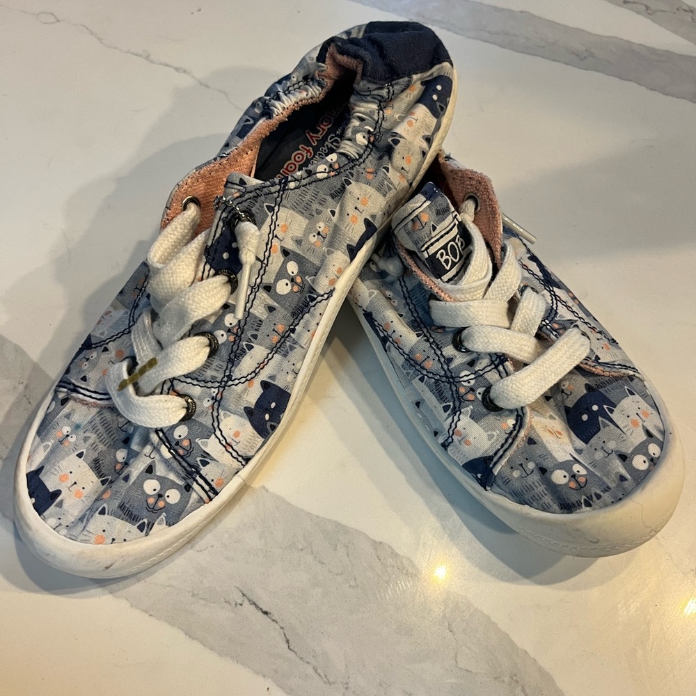 Bobs kitty cat tennis shoes